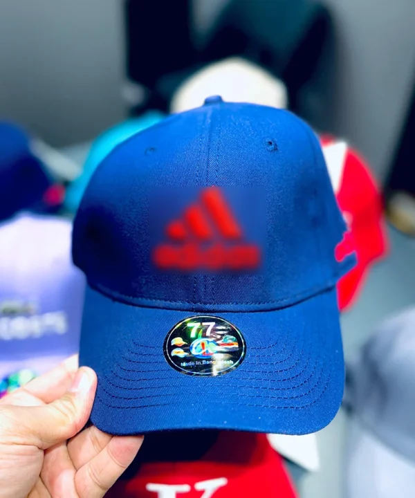 Classic Inspired Sports Cap – Royal Blue with Red Detailing