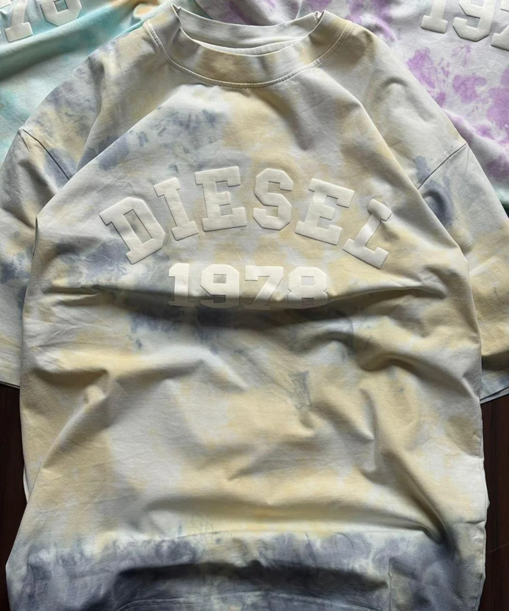 Men's "Diesel 1978" Printed Oversized T-Shirt – Casual Streetwear