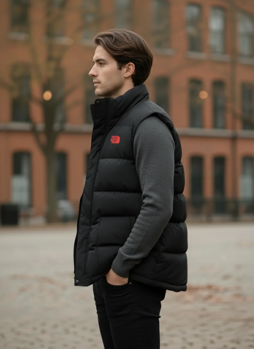 Men’s Classic Puffer Vest Jacket - Image 7