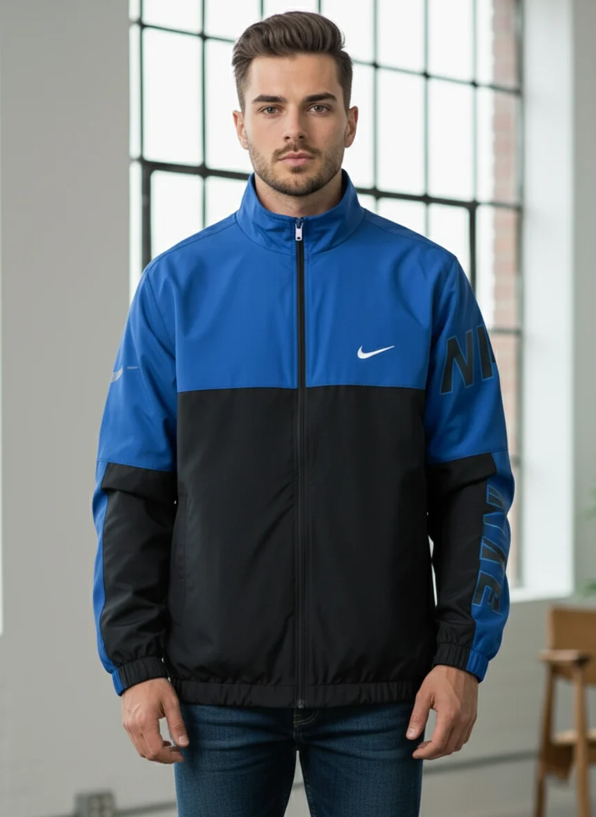 Men’s Two-Tone Athletic Track Jacket - Image 17