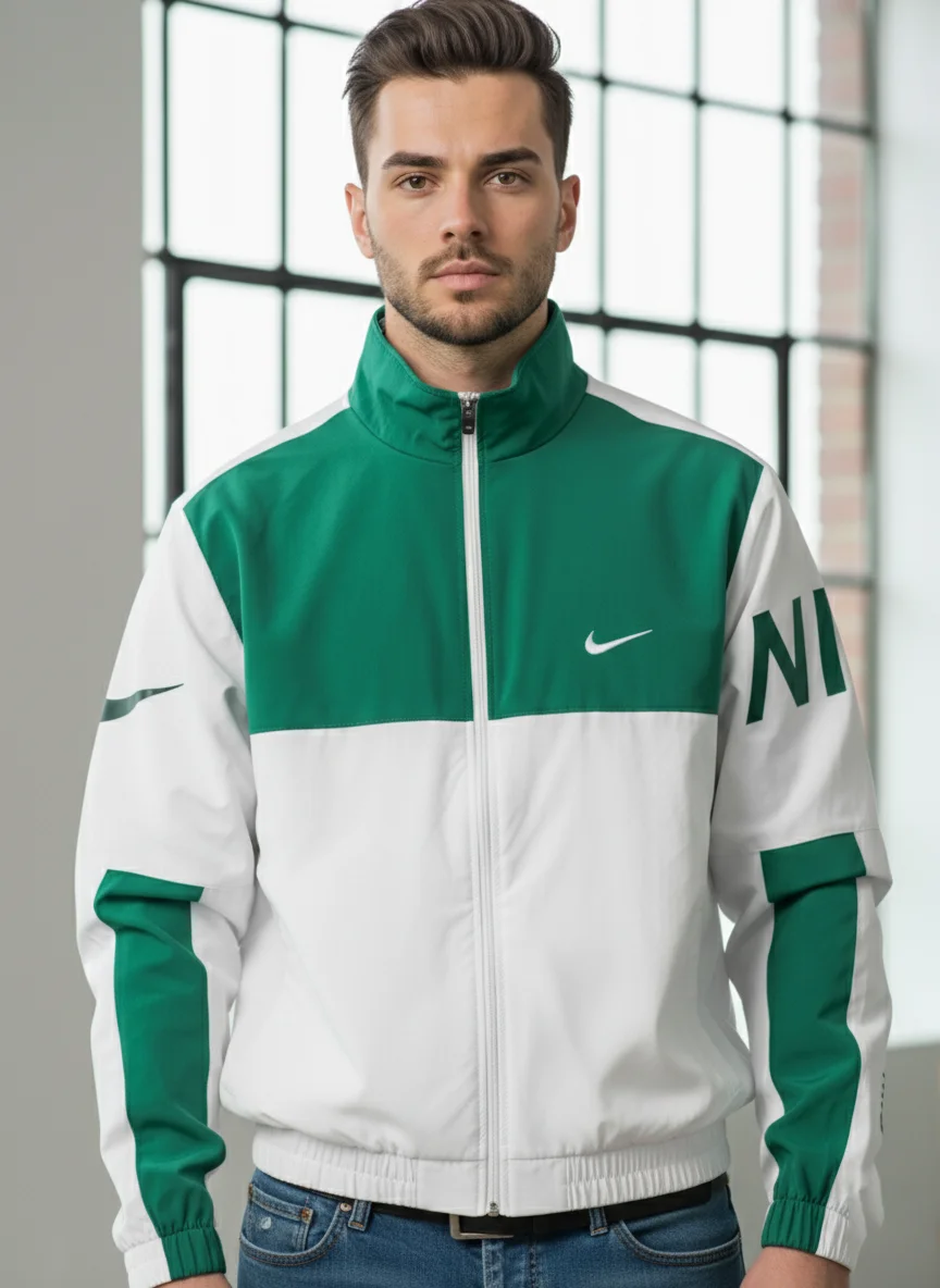 Men’s Two-Tone Athletic Track Jacket - Image 13