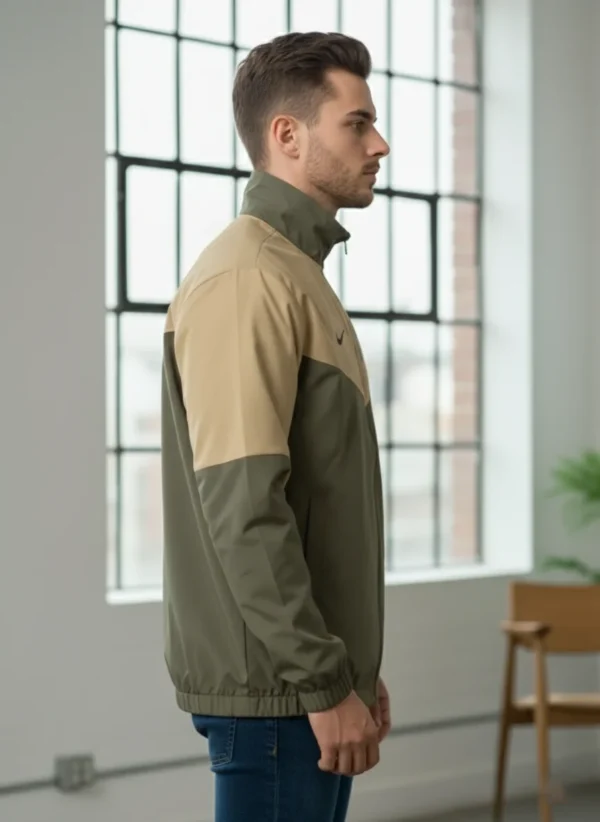 Men’s Two-Tone Athletic Track Jacket - Image 10