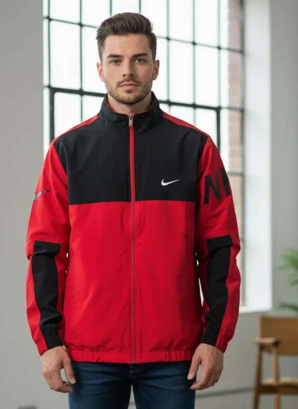 Men’s Two-Tone Athletic Track Jacket - Image 5