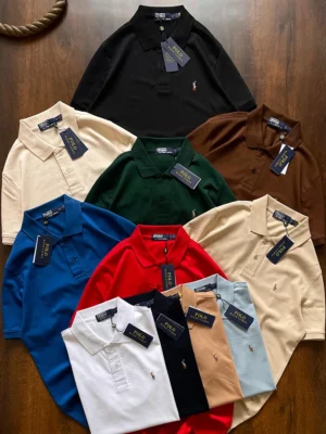 Men’s Premium Cotton Polo Collar T-Shirt