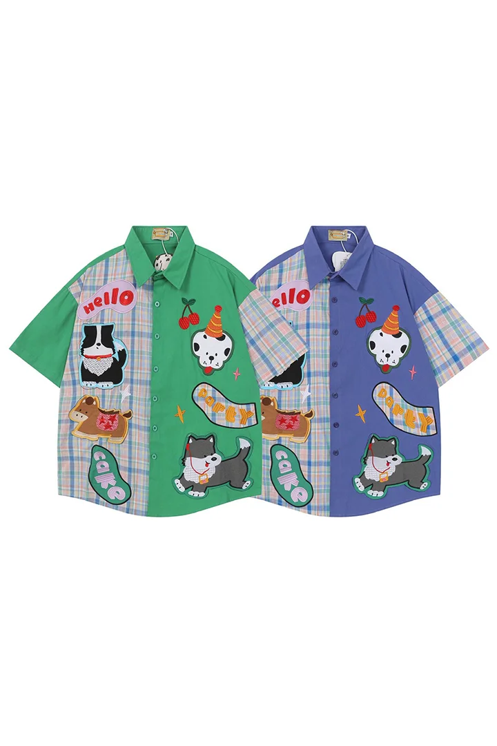 Men’s Premium Cartoon Graphic Oversized Casual Shirt Collection - Image 6