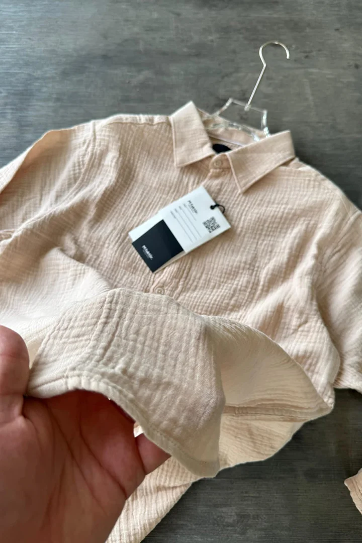 Men’s Premium Double Gauze Cotton Casual Shirt - Image 3