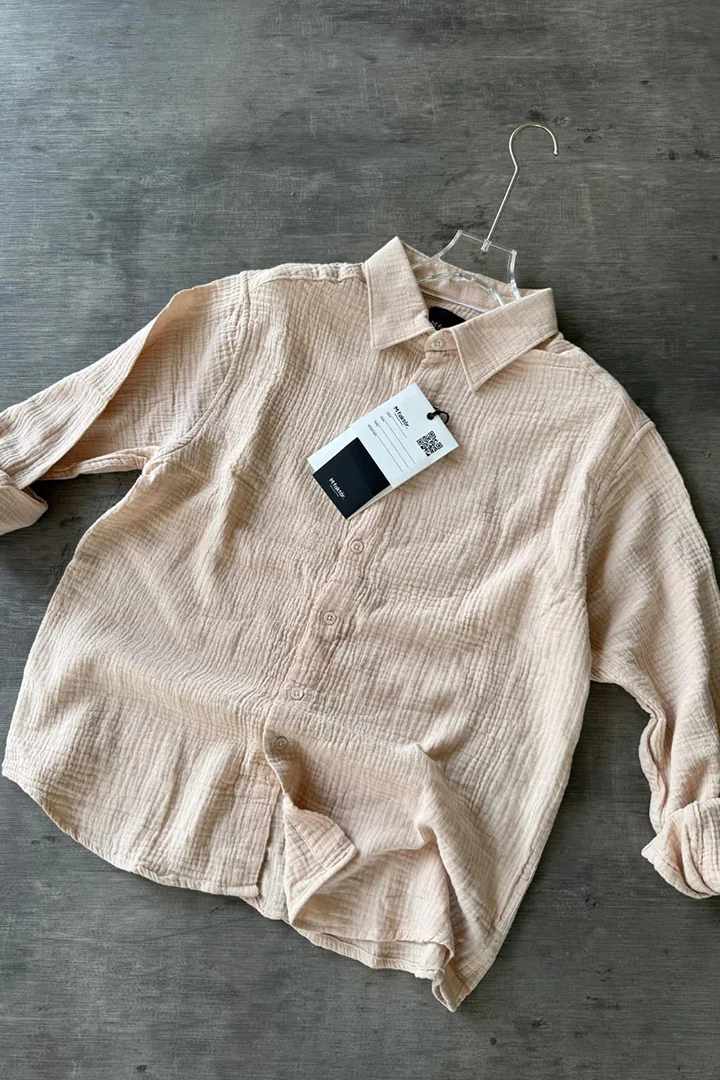 Men’s Premium Double Gauze Cotton Casual Shirt - Image 4