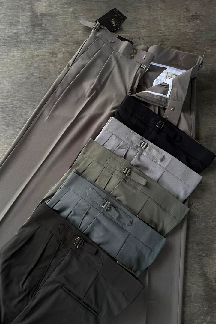 Men’s Premium High-Waist Tailored Formal Trousers - Image 5