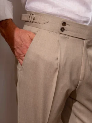 Men’s Premium High-Waist Tailored Formal Trousers